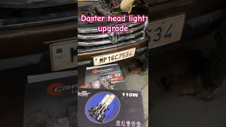 Daster head light 💡 bulb upgrade daster led bulb daster daster light usme car beauty bhopal [upl. by Kerns]