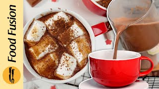 Homemade Hot Chocolate Recipe by Food Fusion [upl. by Langelo]