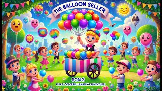 The Balloon Seller Song 🎈 Nursery Rhymes  Fun amp Colorful Learning Adventure 🌈🎵 [upl. by Ntsuj76]