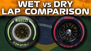 VERSTAPPEN vs NORRIS  Wet amp Dry Pole Laps  202423 SÃO PAULO GP [upl. by Blackman]