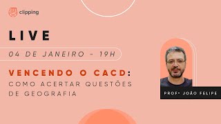 Vencendo o CACD Como acertar questões de geografia I Com prof João Felipe [upl. by Aicac435]