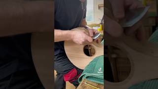 Celtic Mandola build part 26  final touches to the binding luthier mandola woodworking [upl. by Sitnalta]