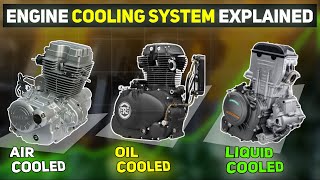 How Engine Cooling System Works  Cooling System Explained Air Cooled  Oil Cooled  Liquid Cooled [upl. by Accire415]