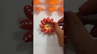 ❤ पिस्ता के छिलकों से सजाएं दीया😍 Diya decoration Competition Ideas shorts ytshorts trending [upl. by Ahsemat377]