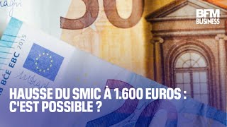 Hausse du Smic à 1600 euros  cest possible [upl. by Ardekahs644]