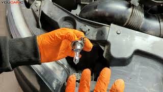 20142024 MercedesBenz Vito Metris High Beam Headlight Bulb Replacement DIY W447 [upl. by Niroc364]