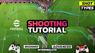 eFootball 2025  Shot Types  Shooting Tutorial 🔥  Xbox  Playstation [upl. by Milano]