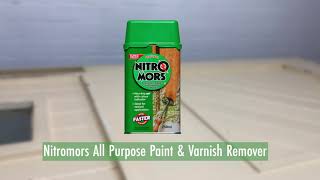 How to use Nitromors All Purpose Paint amp Varnish Remover [upl. by Asiral]