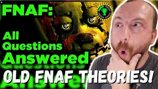 CRAZY OLD FNAF THEORIES Game Theory FNAF Mysteries SOLVED pt 1 REACTION [upl. by Schilt]