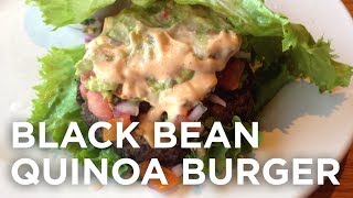 Black Bean Quinoa Burger [upl. by Undine284]