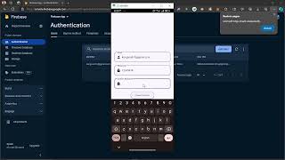 Finally Testing The Kivy Firebase Android App after a successful build [upl. by Ahsikal]