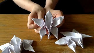 3 fast origami orchids [upl. by Metsky]