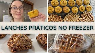 3 RECEITAS PRÁTICAS PARA O LANCHE  Lanches doces sem gluten para congelar  Descongele na airfryer [upl. by Enoyrt359]