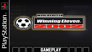 World Soccer Winning Eleven 2002 PS1 Gameplay [upl. by Akenat788]