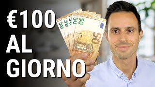 Fare 100€  Giorno di Rendita Passiva con ETF [upl. by Yslek]