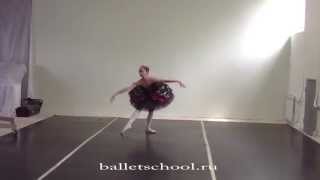 Swan Lake Odile variation Age 13 Russian ballerina [upl. by Reinhart]