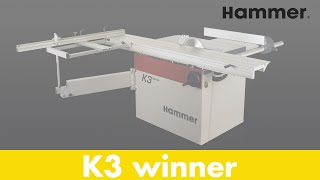 Hammer® K3 winner  Panel saw  Setup demonstration  Felder Group Part 3 [upl. by Bambi117]