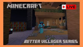 MINECRAFT BETTER VILLAGER LIVE 3 END [upl. by Hocker900]