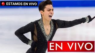 Donde ver Donovan Carrillo en vivo patinaje Juegos Olímpicos Beijing 2022 [upl. by Atinel]