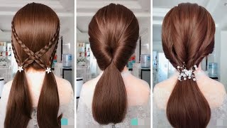 Qizlar Uchun Oson va Chiroyli Soch Turmaklari  Easy and Beautiful Hairstyles For Girls [upl. by Ahsiya]