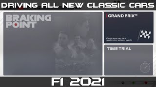 Driving all new classic cars in F1 2021 [upl. by Morra559]