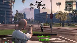 Fivem Anti Aimbot Hack  MIXAS AntiCheat [upl. by Llenhoj]