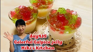 How to make colorful Calpico jelly 〜Miki’s Kitchen〜 [upl. by Ennaj]