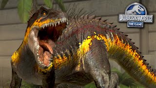 FULL POWER INDORAPTOR  Jurassic World  The Game  Ep500 HD [upl. by Noraed]