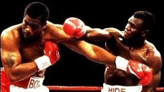 Riddick Bowe vs Herbie Hide  Highlights Underrated Heavyweight WAR [upl. by Assenej]