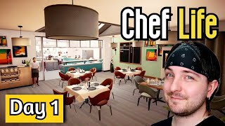 The FIRST 5 HOURS Of Chef Life A Restaurant Simulator  Day 1 [upl. by Aggy638]