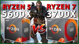 Ryzen 3700X vs 5600X Benchmarks [upl. by Ramar]