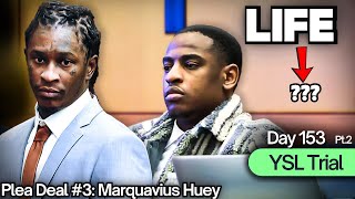 YSL Trial Plea Deal 3  Marquavious Huey [upl. by Odlabu]