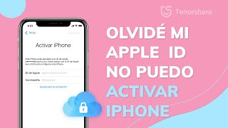 2 SOLUCIONES olvidé mi id de Apple y no puedo activar mi iPhone [upl. by Ahtivak]