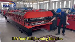 double layer ibr trapezoidal roof sheet roll forming machinerollformingmachinemanufacturer [upl. by Anahoj]