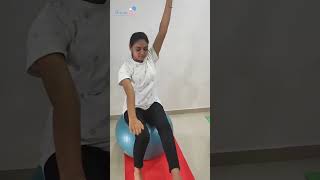 Pregnancy ball exercise pregnancy exercisedreambaby Garbhsanskar [upl. by Doi]