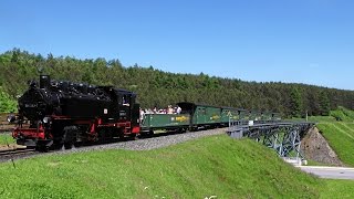 Sommerstimmung bei der Fichtelbergbahn [upl. by Bergeman143]