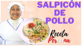 Como preparar Salpicón de Pollo peruano  Cocinando Rico Y Facil [upl. by Leoline232]