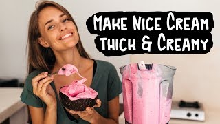 How to Make Nice Cream Thick amp Creamy Full Tutorial [upl. by Hsetim]