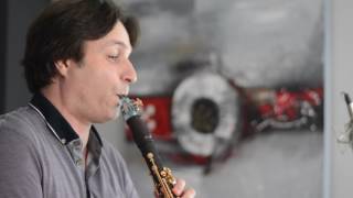 Rhapsodie for solo clarinet by G Miluccio Jose FranchBallester clarinet [upl. by Obie]