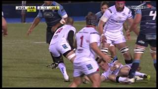 Cardiff Blues v Ulster 03122016 Stuart McCloskey Try [upl. by Maloney]