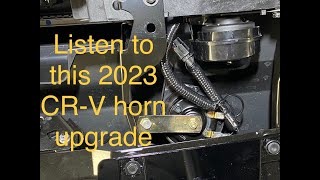 2023 2024 Honda CRV Horn Upgrade [upl. by Moyers]