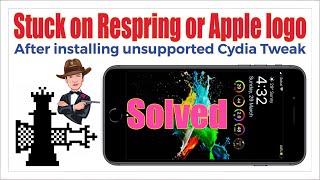 Solved  Bypass iPhone Stuck on Respring or Apple Logo after installing unsupported Tweak [upl. by Franklyn]