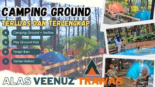 Camping Asyik 2 Hari 1 Malam di ALAS VEENUZ Trawas  Review Lengkap [upl. by Ayerhs]