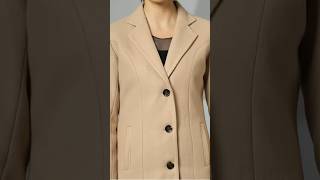 Notched lapel collar winter wear overcoatovercoat collectionwinter collectionwomens shopping🛒🛍️ [upl. by Ennaxor]