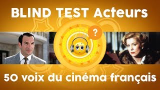 Blind Test  50 grandes voix du cinéma français [upl. by Lipman342]