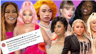 ‼️Nicki Minaj WINS BET award Deb SHADES Nicki amp Ice Spice on Taylor Swift collab Glorilla amp Megan [upl. by Modnarb]