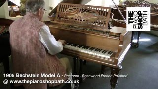 1905 Bechstein Model A in Rosewood  The Piano Shop Bath [upl. by Ploch]