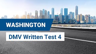 2024 Washington DMV Written Test 4 [upl. by Cressler]