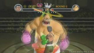 PunchOut Wii Walkthrough  Minor Circuit  King Hippo HD [upl. by Lyrad]