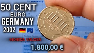 ATENCIÓN 180000€ Old coins 50 CENT EURO rara moneda Valiosa odlcoins coleccionismo [upl. by Marco]